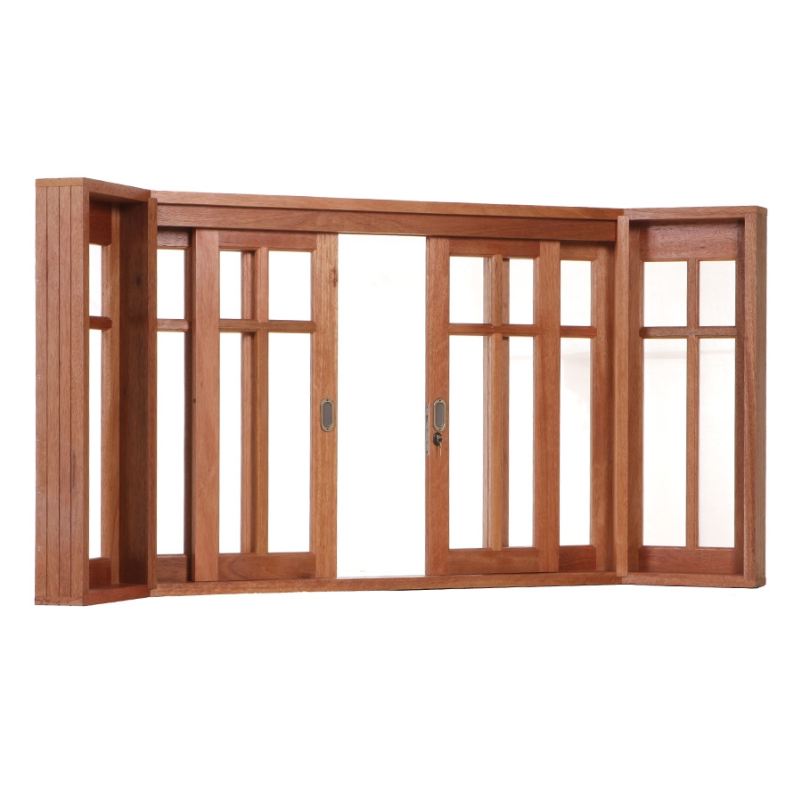 Vitrô Bay Window H 6 Folhas com Ferragem