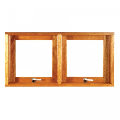 Vitrô Max Ar Panorâmico 2 Módulos Horizontal com Ferragem