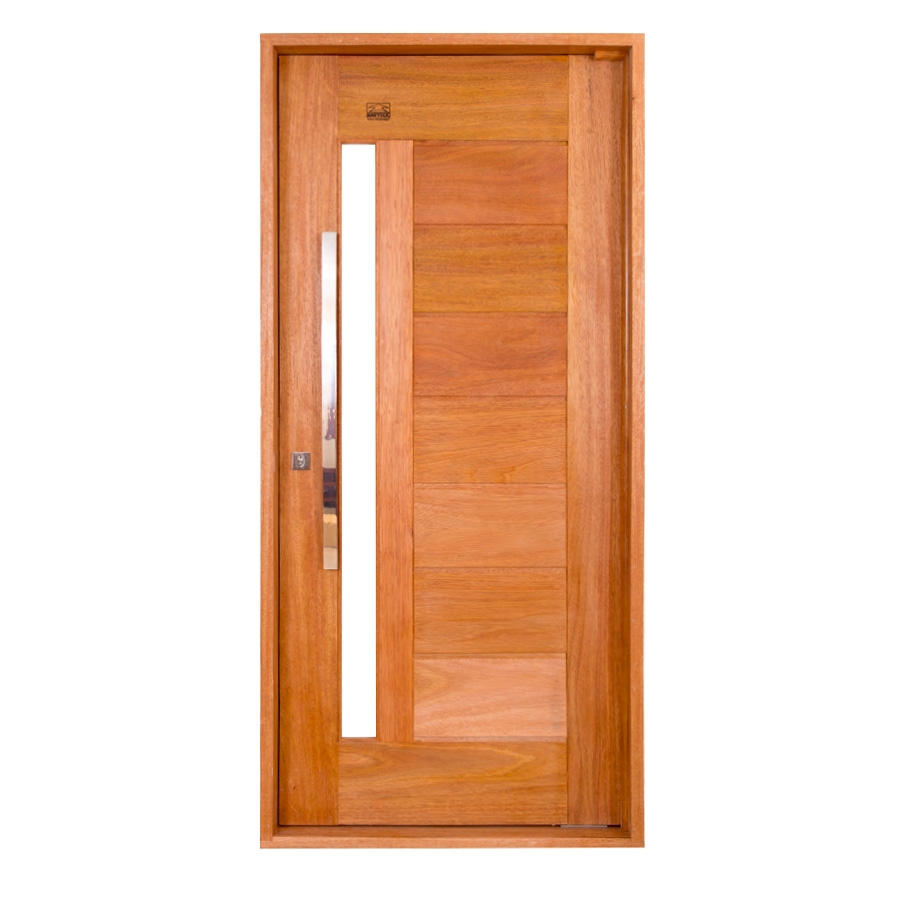 Porta Pivotante 9 Almofadas com Visor com Ferragem