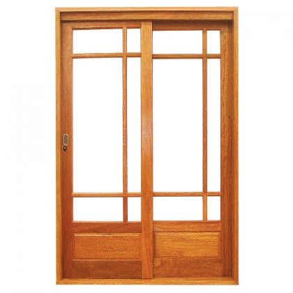Porta de Correr H 2 Folhas com Ferragem