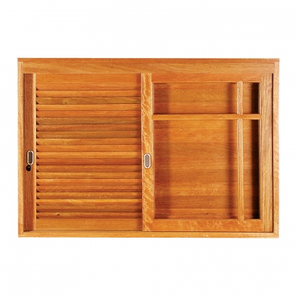 Veneziana de Correr H 3 Folhas com Ferragem 