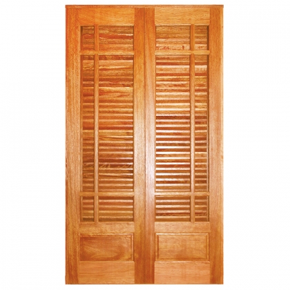 Porta Balcão de Abrir H Veneziana 4 Folhas sem Ferragem