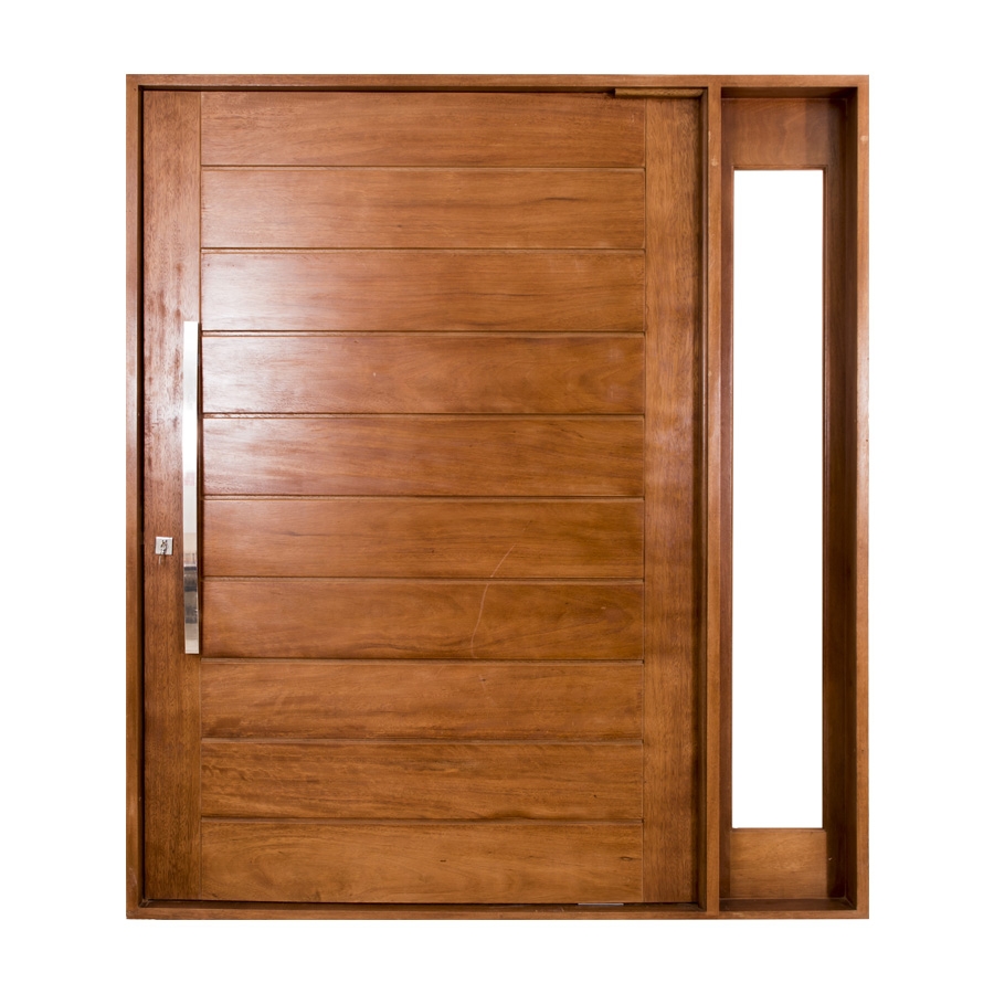 Porta Pivotante 10 Almofadas com Visor Lateral com Ferragem