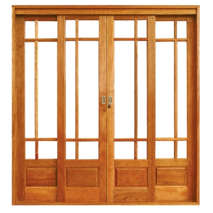 Porta de Correr H 4 Folhas com Ferragem